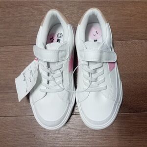 White & pink shoes girl